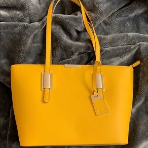 Yellow Aldo tote